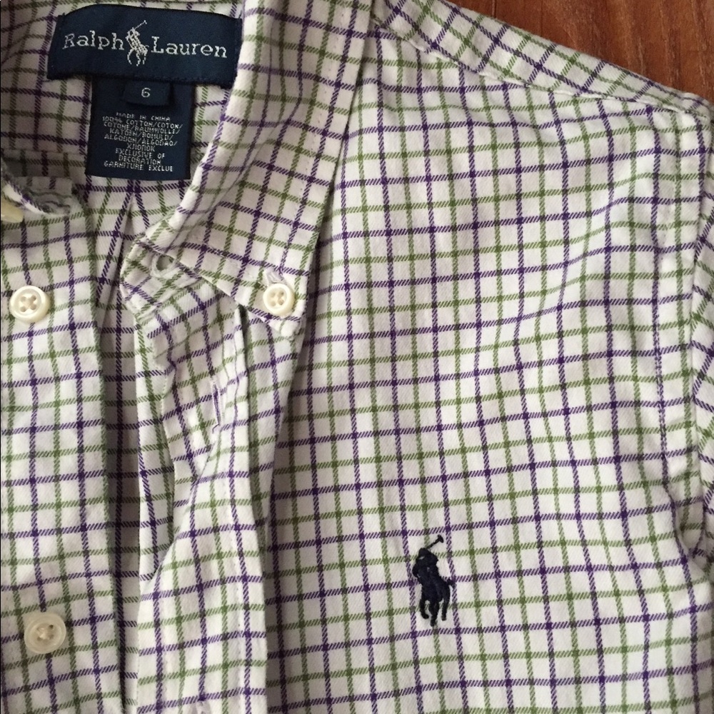 Polo Ralph Lauren button down plaid